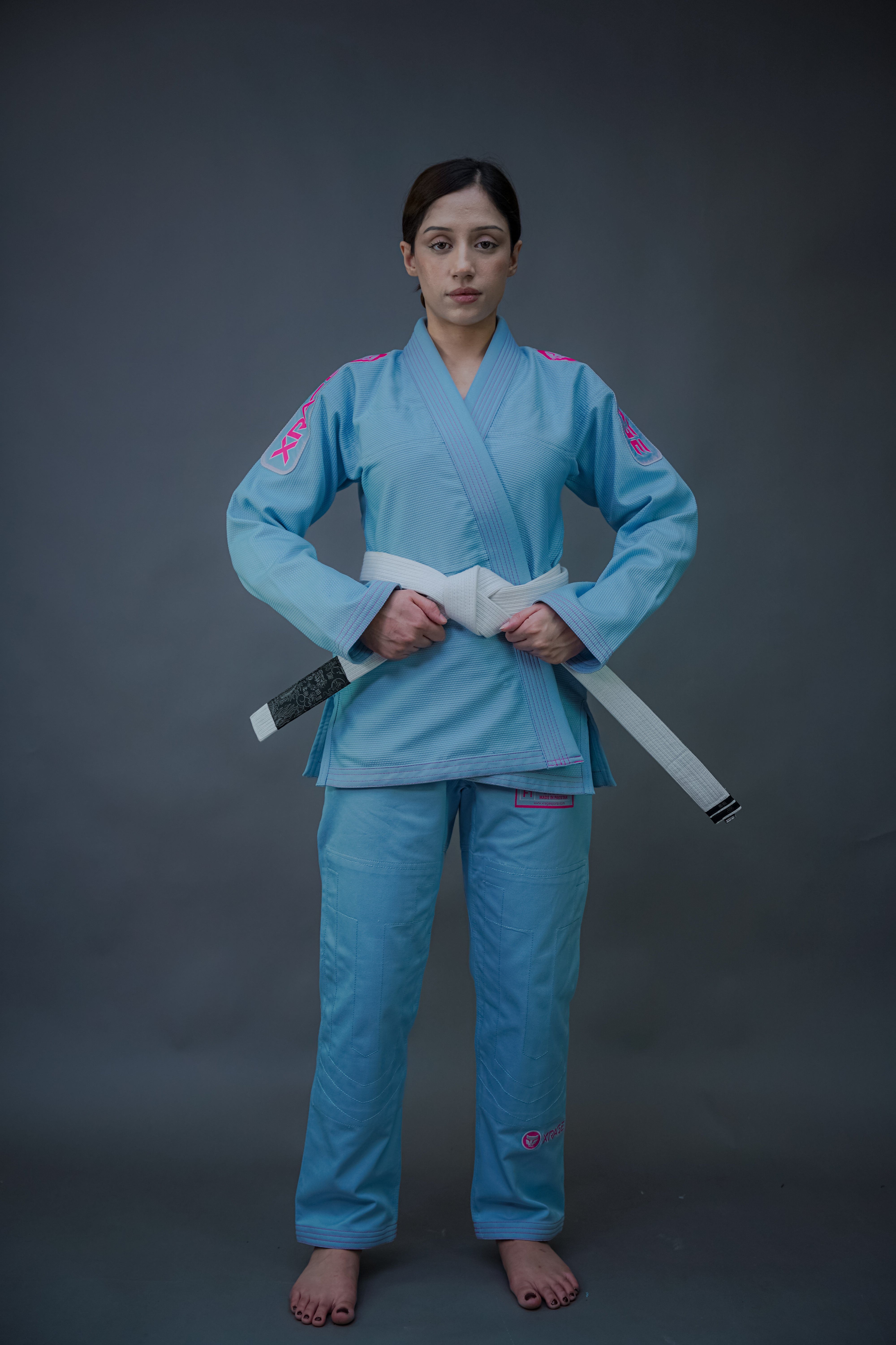 XRage Sports – Premium Women’s Jiu-Jitsu Gi (Sky Blue Edition)